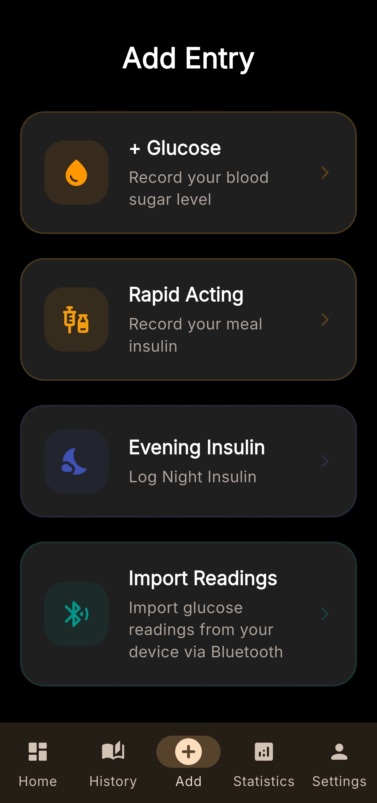 DiabetCare Add Entry